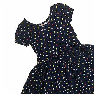 Girls DotDotSmile Cap Sleeve Party Dress Navy blue